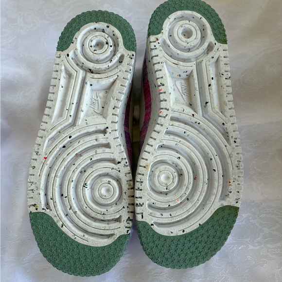 Nike AF1 Stylish Pink womans Sneakers size 9 worn once - Picture 6 of 8